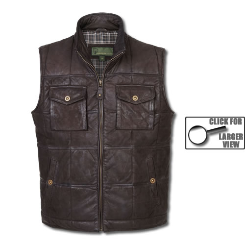 Gents Leather Gilet...