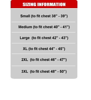 Sizing info graphic...